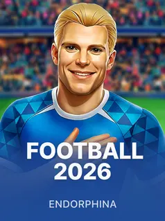 Football 2026 sports-themed slot with penalty kick bonus and trophy symbols